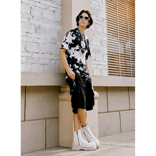 MWM Ανδρική κοντομάνικη μπλούζα Mike Teddy Tie Dye T-Shirt
